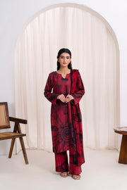 Feathers Frosty Fables Printed Viscose Unstitched 3Pc Suit CROVEN-FT563