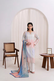 Feathers Frosty Fables Printed Viscose Unstitched 3Pc Suit FLYROS-FT566