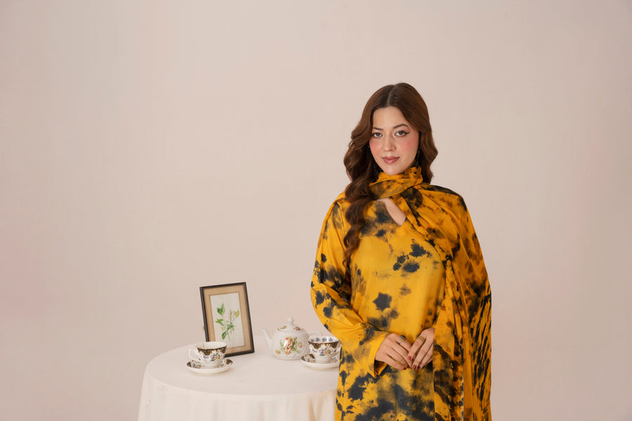 Feathers Frosty Fables Printed Viscose Unstitched 3Pc Suit ZINORE-FT567
