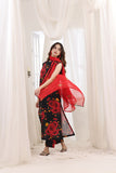 Feathers Premium House of Petals Unstitched Lawn 3Pc Suit Rhubarb Rhythm-FT744