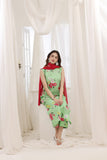 Feathers Premium House of Petals Unstitched Lawn 3Pc Suit Forest Finery-FT745
