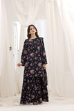 Feathers Premium House of Petals Unstitched Lawn 3Pc Suit Night Time Novelty-FT747