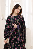Feathers Premium House of Petals Unstitched Lawn 3Pc Suit Night Time Novelty-FT747
