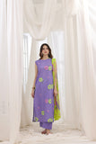 Feathers Premium House of Petals Unstitched Lawn 3Pc Suit Majestic Monolith-FT756