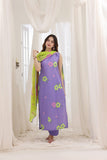 Feathers Premium House of Petals Unstitched Lawn 3Pc Suit Majestic Monolith-FT756
