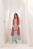 Feathers Premium House of Petals Unstitched Lawn 3Pc Suit Nautical Node-FT758
