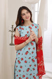 Feathers Premium House of Petals Unstitched Lawn 3Pc Suit Nautical Node-FT758