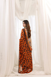 Feathers Premium House of Petals Unstitched Lawn 3Pc Suit Jaguar Journal-FT760