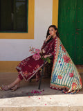 Farah Talib Aziz Embroidered Lawn Unstitched 3Pc Suit FTA-02 Sofia Scarlet