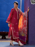 Suay by Farah Talib Aziz Embroidered Lawn Unstitched 3Pc Suit FTA-02 Enzo Red