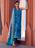Suay by Farah Talib Aziz Embroidered Lawn Unstitched 3Pc Suit FTA-03 Moana Teal