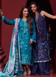 Suay by Farah Talib Aziz Embroidered Lawn Unstitched 3Pc Suit FTA-04 Izea Blue