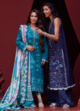 Suay by Farah Talib Aziz Embroidered Lawn Unstitched 3Pc Suit FTA-04 Izea Blue