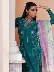 Farah Talib Aziz WES Embroidered Lawn Unstitched 3Pc Suit FTA-04 EILEEN EMERALD
