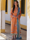 Farah Talib Aziz Embroidered Lawn Unstitched 3Pc Suit FTA-04 Lucia Burnt Orange