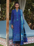 Farah Talib Aziz WES Embroidered Lawn Unstitched 3Pc Suit FTA-06 BERYL DEEP BLUE