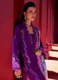 Suay by Farah Talib Aziz Embroidered Lawn Unstitched 3Pc Suit FTA-07 Yuri Purple