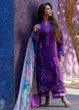 Suay by Farah Talib Aziz Embroidered Lawn Unstitched 3Pc Suit FTA-07 Yuri Purple