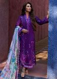 Suay by Farah Talib Aziz Embroidered Lawn Unstitched 3Pc Suit FTA-07 Yuri Purple