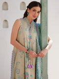 Farah Talib Aziz Embroidered Lawn Unstitched 3Pc Suit FTA-07 Valeria Olive