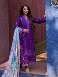Suay by Farah Talib Aziz Embroidered Lawn Unstitched 3Pc Suit FTA-07 Yuri Purple