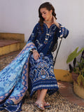 Farah Talib Aziz Embroidered Lawn Unstitched 3Pc Suit FTA-08 Nia Navy
