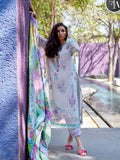 Suay by Farah Talib Aziz Embroidered Lawn Unstitched 3Pc Suit FTA-08 Zoella Grey