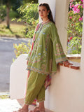 Farah Talib Aziz Embroidered Lawn Unstitched 3Pc Suit FTA-09 Carmen Kiwi