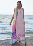Suay by Farah Talib Aziz Embroidered Lawn Unstitched 3Pc Suit FTA-10 Izumi Pink