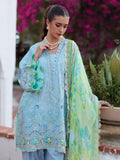 Farah Talib Aziz Embroidered Lawn Unstitched 3Pc Suit FTA-10 Sienna Sky Blue