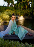Suay by Farah Talib Aziz Embroidered Lawn Unstitched 3Pc Suit FTA-11 Misora Mint Green