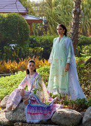Suay by Farah Talib Aziz Embroidered Lawn Unstitched 3Pc Suit FTA-11 Misora Mint Green