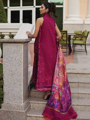 Farah Talib Aziz WES Embroidered Lawn Unstitched 3Pc Suit FTA-11 BETTY BERRY