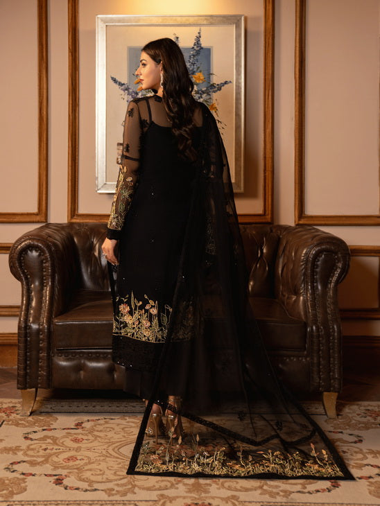 SIFA Lueur Unstitched Embroidered Formal 3Pc Suit FU-02-Glimmer