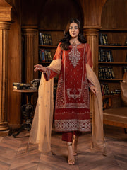 SIFA Lueur Unstitched Embroidered Formal 3Pc Suit FU-23-09-Ceren