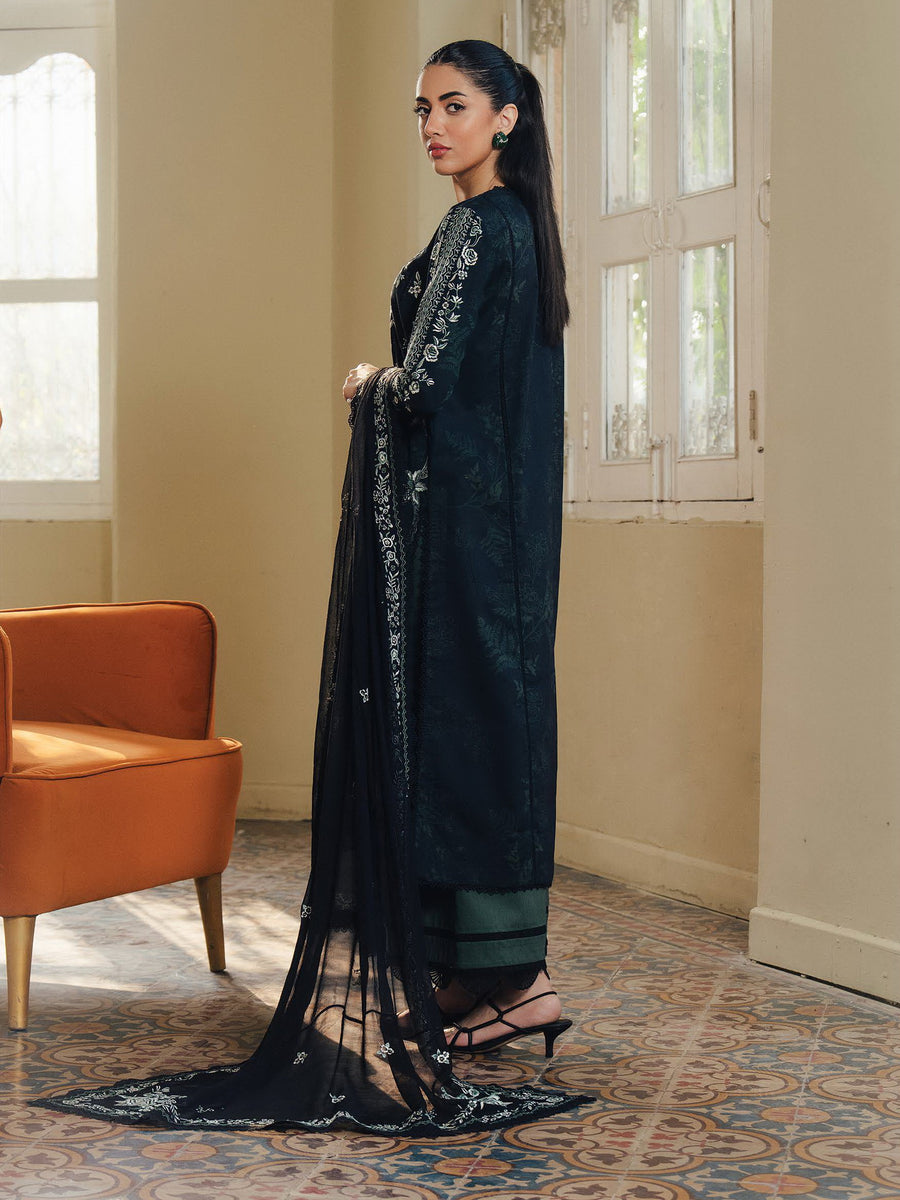 Afrozeh Daybreak Embroidered Lawn Unstitched 3Pc Suit - CLOUDVEIL