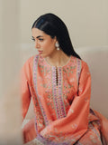 Afrozeh Daybreak Embroidered Lawn Unstitched 3Pc Suit - SKYHUSH