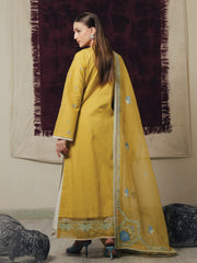 Afrozeh Daybreak Embroidered Lawn Unstitched 3Pc Suit - SUNHAZE