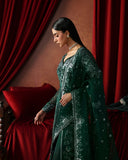 Afrozeh La Fuchsia Unstitched Formal 3Pc Suit FWU-0073 Hierophant