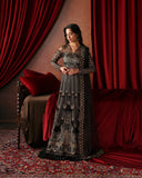 Afrozeh La Fuchsia Unstitched Formal 3Pc Suit FWU-0074 Chariot