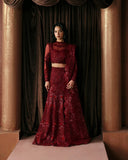 Afrozeh La Fuchsia Unstitched Formal 3Pc Suit FWU-0078 Lover