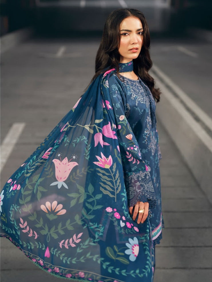 Zync by Florent Embroidered Lawn Unstitched 3Pc Suit FZ-1A