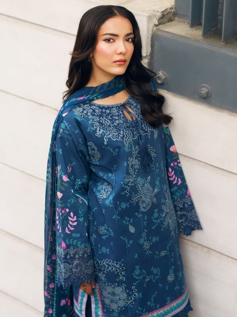 Zync by Florent Embroidered Lawn Unstitched 3Pc Suit FZ-1A