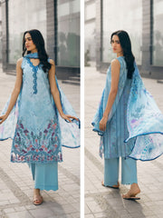 Zync by Florent Embroidered Lawn Unstitched 3Pc Suit FZ-2B