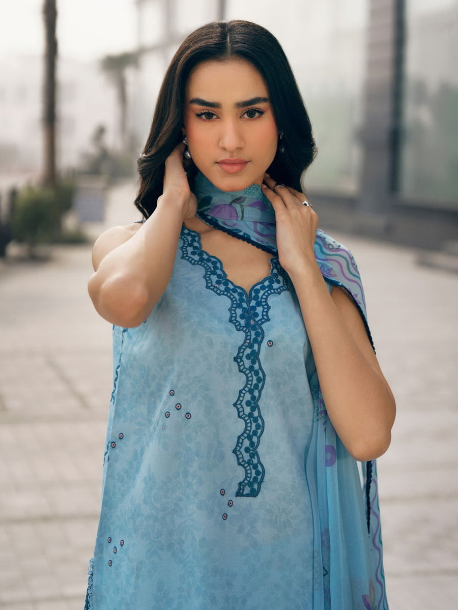 Zync by Florent Embroidered Lawn Unstitched 3Pc Suit FZ-2B