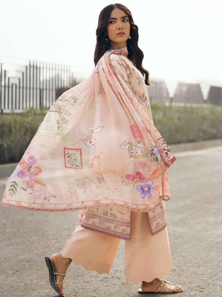 Zync by Florent Embroidered Lawn Unstitched 3Pc Suit FZ-3A