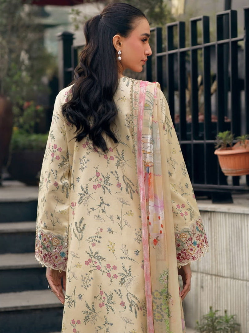 Zync by Florent Embroidered Lawn Unstitched 3Pc Suit FZ-3B
