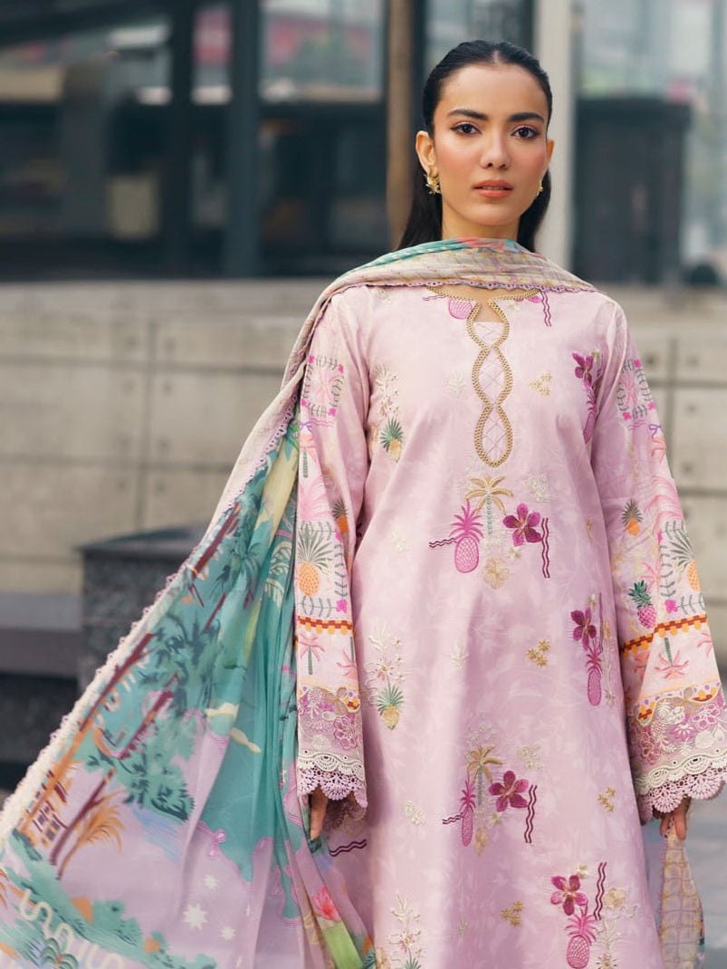 Zync by Florent Embroidered Lawn Unstitched 3Pc Suit FZ-4B