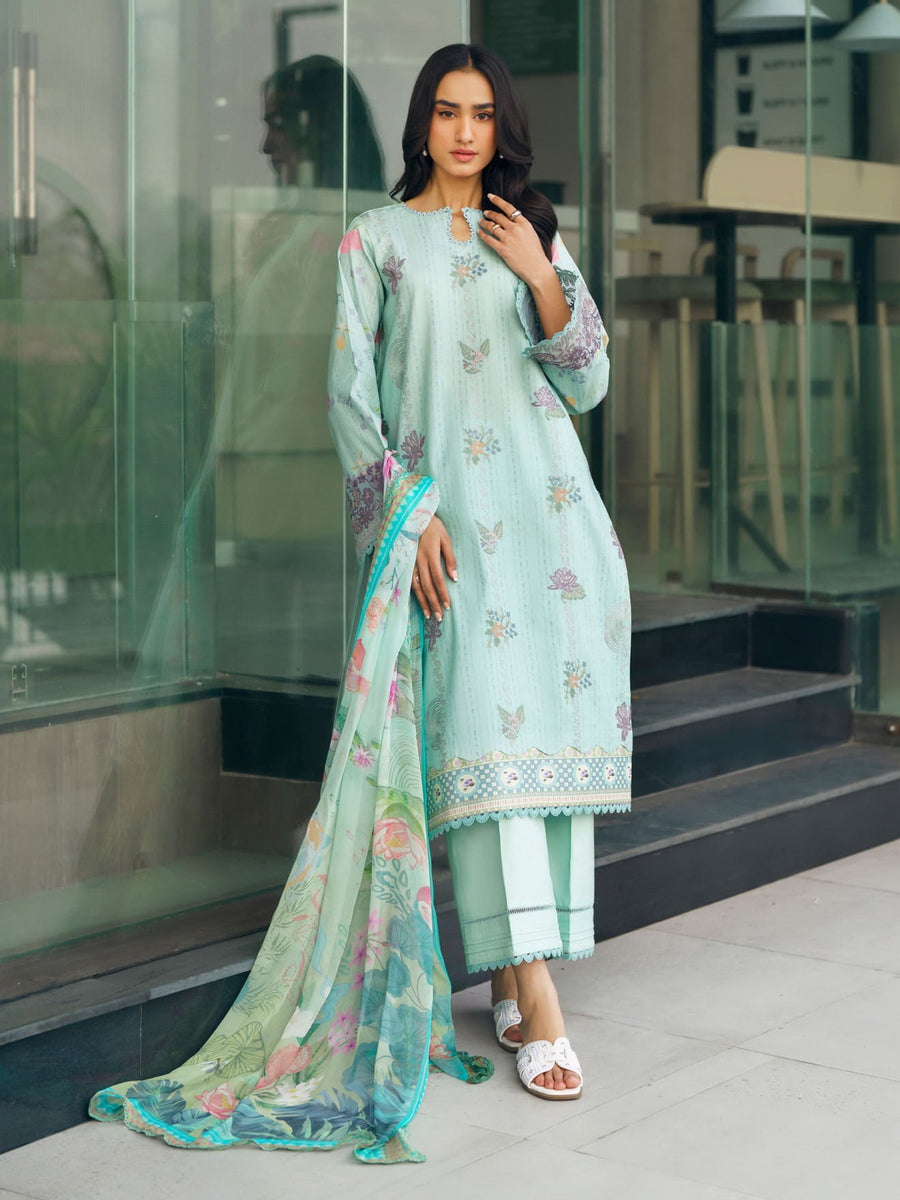 Zync by Florent Embroidered Lawn Unstitched 3Pc Suit FZ-5B