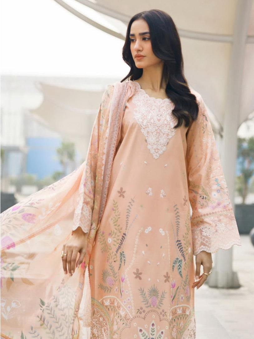 Zync by Florent Embroidered Lawn Unstitched 3Pc Suit FZ-7A